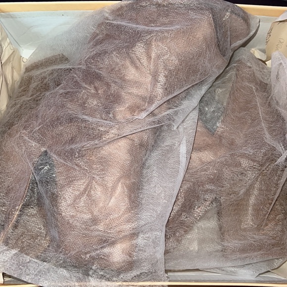 🆕 Taupe Peep Toe Booties - Picture 9 of 9